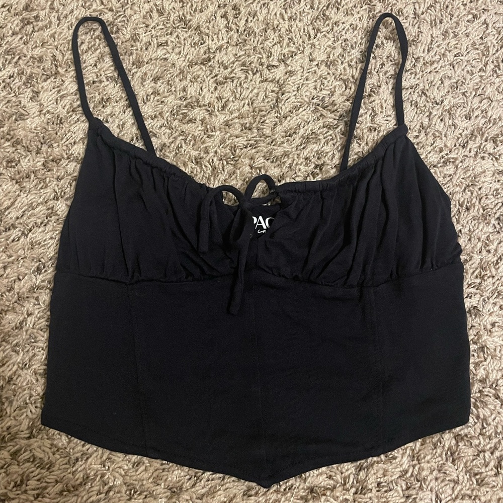 Pacsun black tank top - Size S